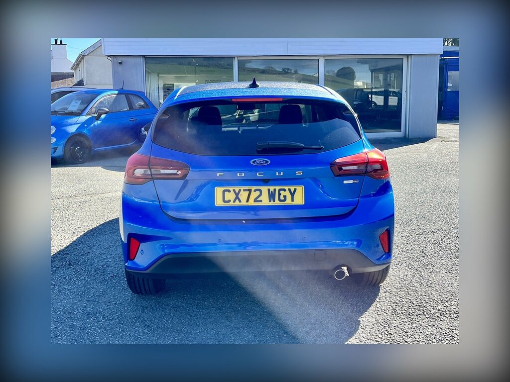 Ford Focus 1.0 Ecoboost Hybrid Mhev 155 Titanium Style CX72WGY Blue #6
