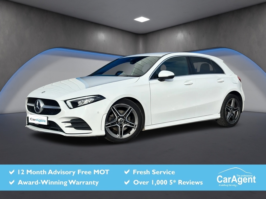Mercedes-Benz A Class 1.5 A180d Amg Line Executive Hatchback Diese White