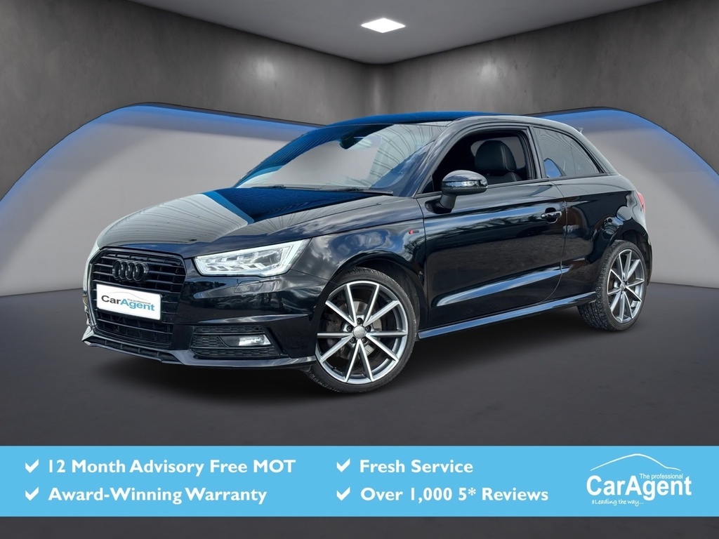 Audi A1 1.6 Tdi Black Edition Hatchback Black