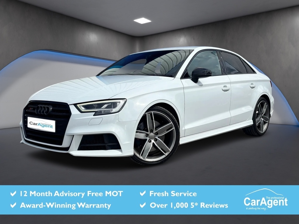 Audi S3 2.0 Tfsi Black Edition Saloon S Tronic White