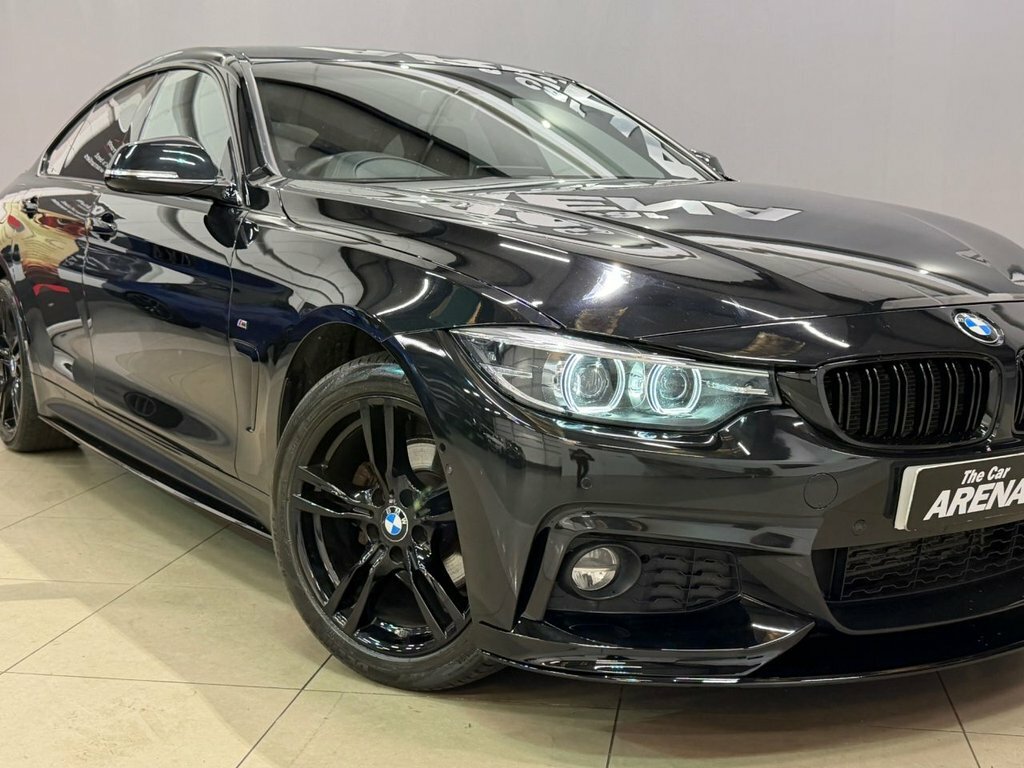 BMW 4 Series Gran Coupe 2L M Sport YG69NGE Black #3