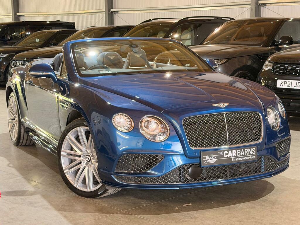 Bentley Continental Gt 6.0 W12 Gtc Speed Convertible 4Wd Blue
