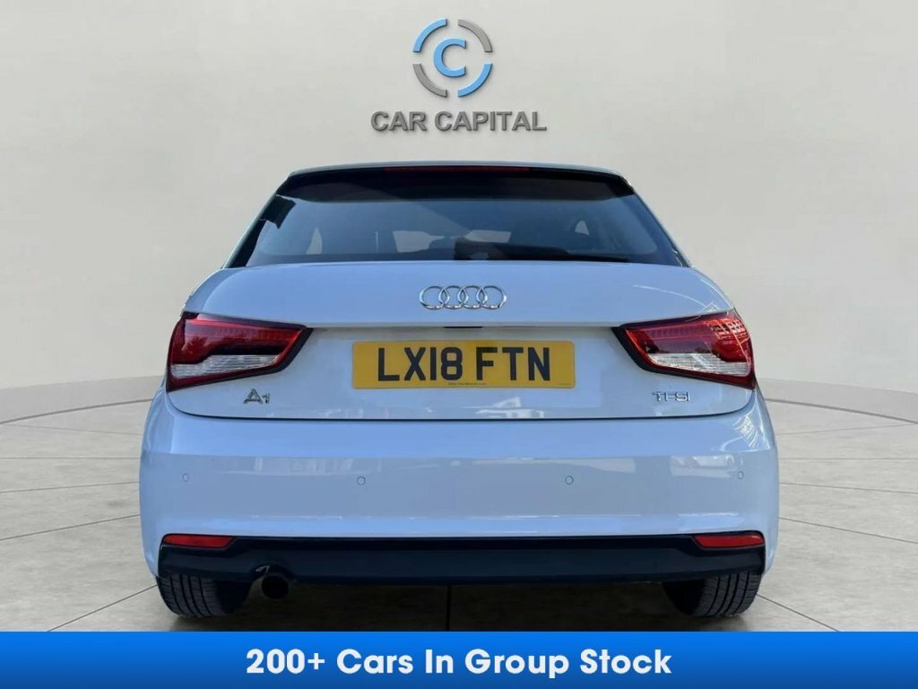 Audi A1 Hatchback LX18FTN White #6