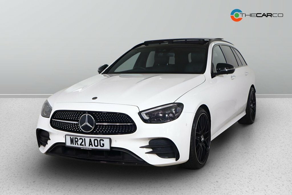 Mercedes-Benz E Class 2L Amg Line Night Edition WR21AOG White #3