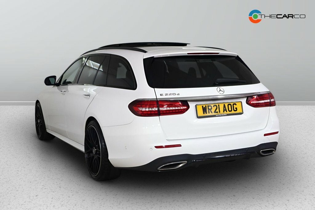 Mercedes-Benz E Class 2L Amg Line Night Edition WR21AOG White #4
