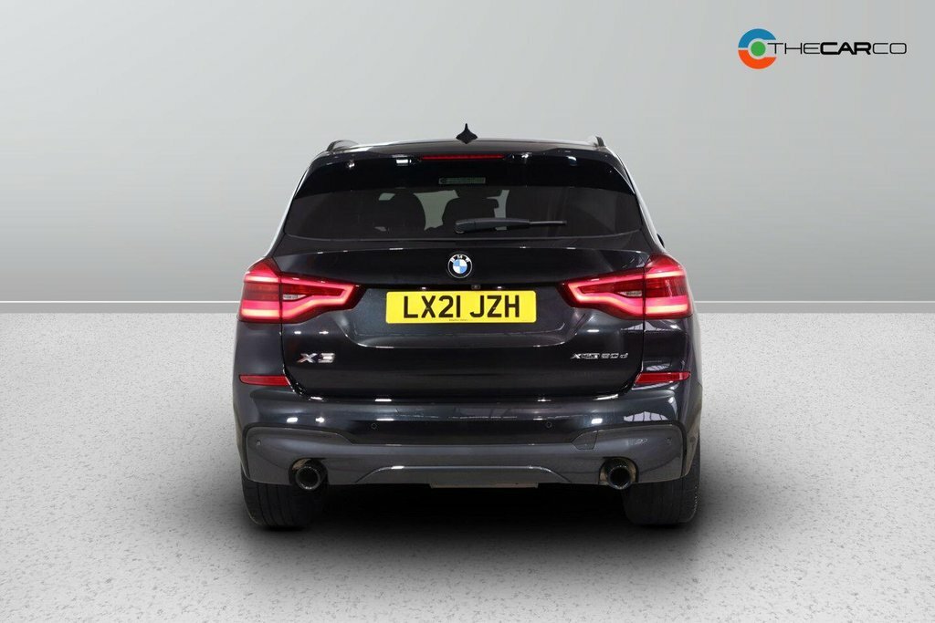 BMW X3 2L M Sport LX21JZH Black #6