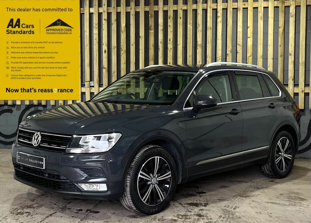 Volkswagen Tiguan 2.0 Tdi Bluemotion Tech Se Navigation Suv Dies KE17AFA Grey #3