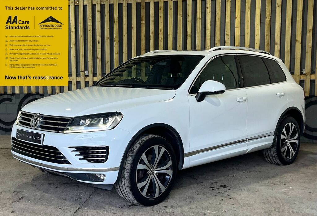 Volkswagen Touareg 3.0 Tdi V6 Bluemotion Tech R-line Suv T BG66RCO White #3