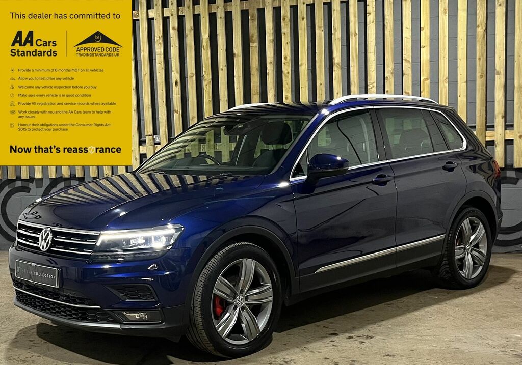 Volkswagen Tiguan 2.0 Tdi Sel Suv Dsg Euro 6 Ss 150 P VA67FSG Blue #3