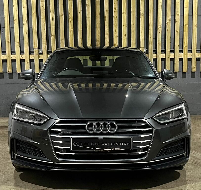 Audi A5 2.0 Tdi S Line Coupe S Tronic Quattro E KY17LZP Grey #2