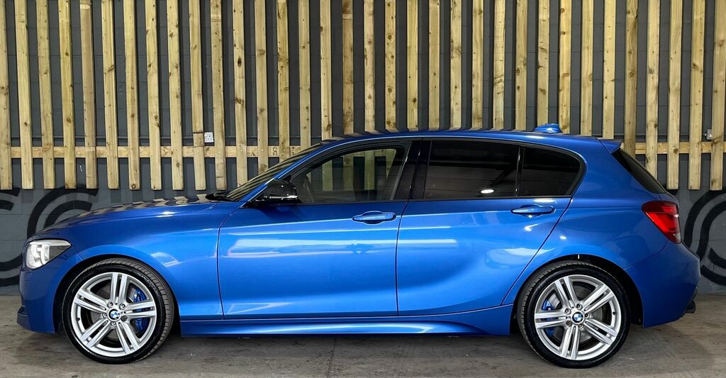 BMW 1 Series 2.0 118D M Sport Hatchback Euro YG62NXY Blue #4