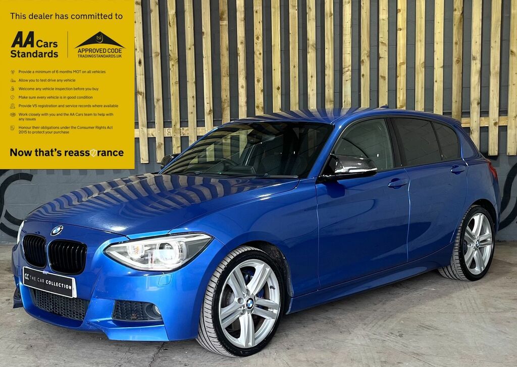 BMW 1 Series 2.0 118D M Sport Hatchback Euro YG62NXY Blue #3