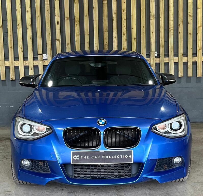 BMW 1 Series 2.0 118D M Sport Hatchback Euro YG62NXY Blue #2
