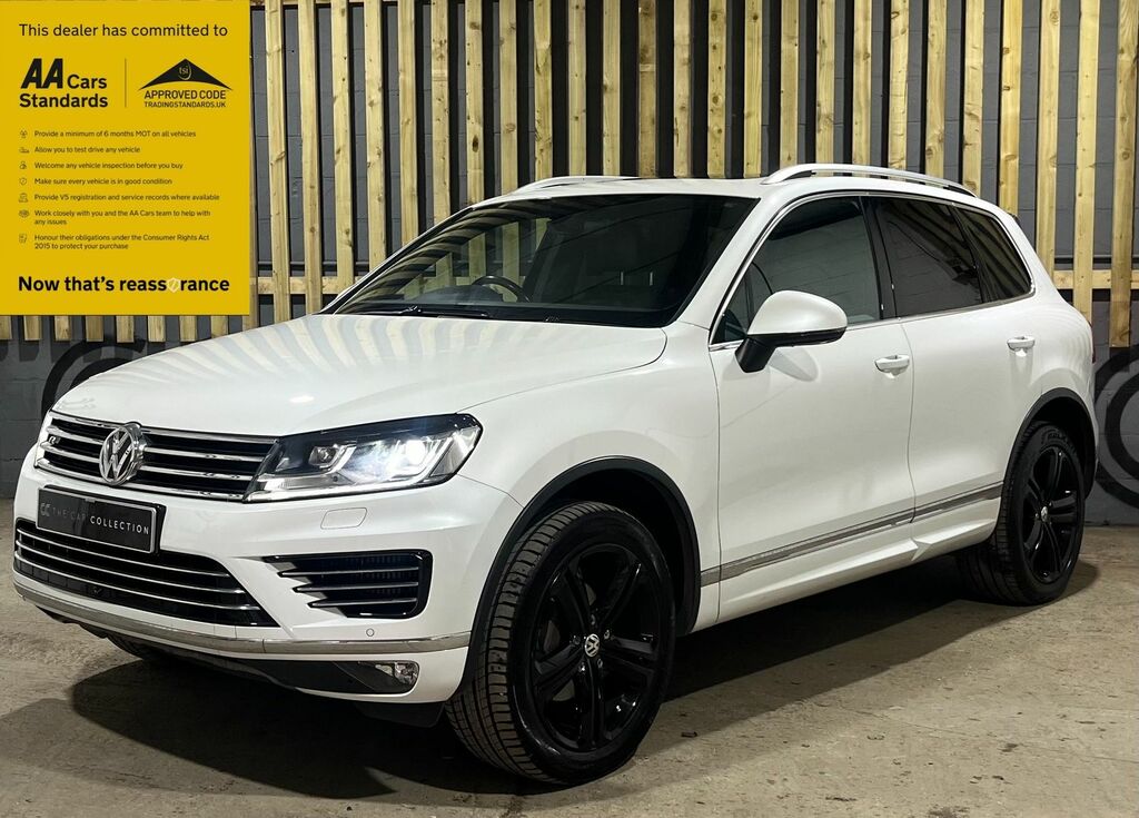 Volkswagen Touareg 3.0 Tdi V6 Bluemotion Tech R-line Plus Suv Die GU17YTY White #3