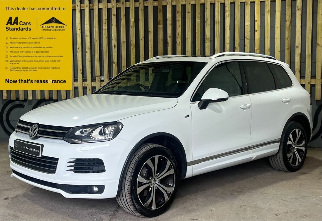 Volkswagen Touareg 3.0 Tdi V6 Bluemotion Tech R-line Suv T GX14FWJ White #3