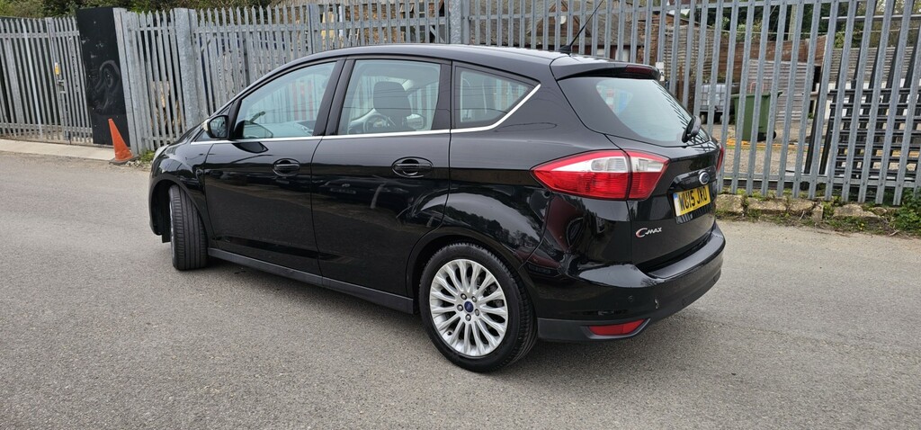 Ford C-Max Mpv 1.6 Tdci Titanium 2015 WU15JXO Black #5