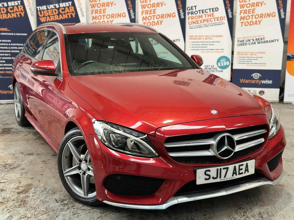 Mercedes-Benz C Class Estate 2.1 C220d Amg Line G-tronic Euro 6 Ss 5 Red