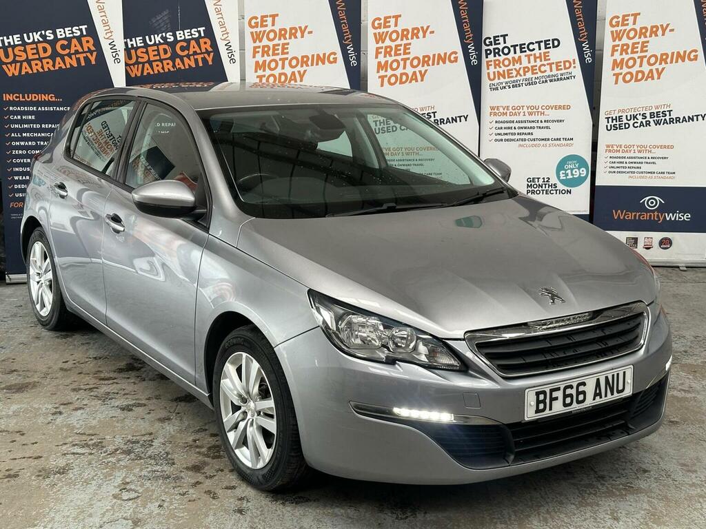 Peugeot 308 Hatchback 1.2 Puretech Active Euro 6 Ss 20 Grey