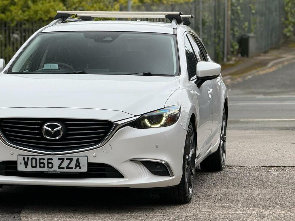 Mazda 6 2.2 Skyactiv-d Sport Nav Tourer Euro 6 Ss VO66ZZA White #4