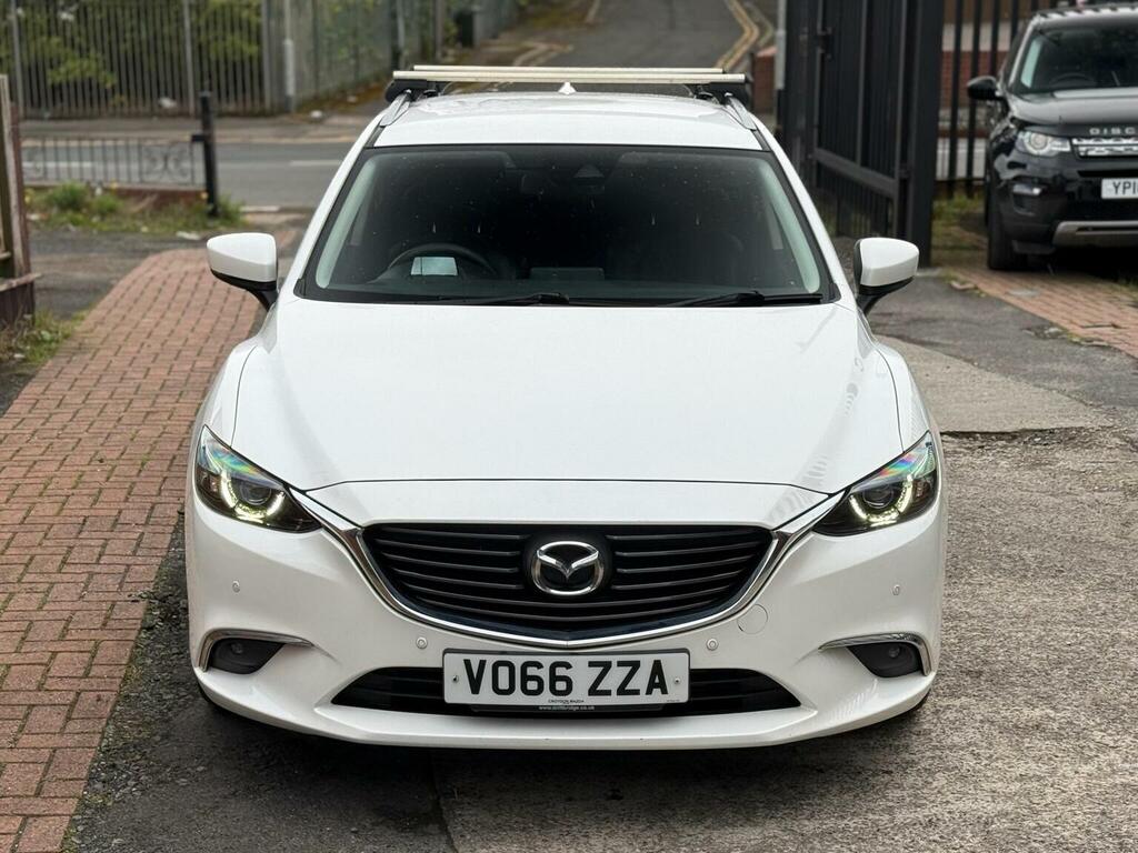 Mazda 6 2.2 Skyactiv-d Sport Nav Tourer Euro 6 Ss VO66ZZA White #3