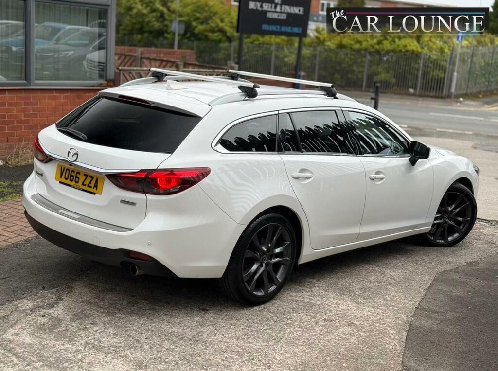 Mazda 6 2.2 Skyactiv-d Sport Nav Tourer Euro 6 Ss VO66ZZA White #2