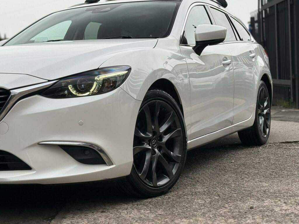 Mazda 6 2.2 Skyactiv-d Sport Nav Tourer Euro 6 Ss VO66ZZA White #6