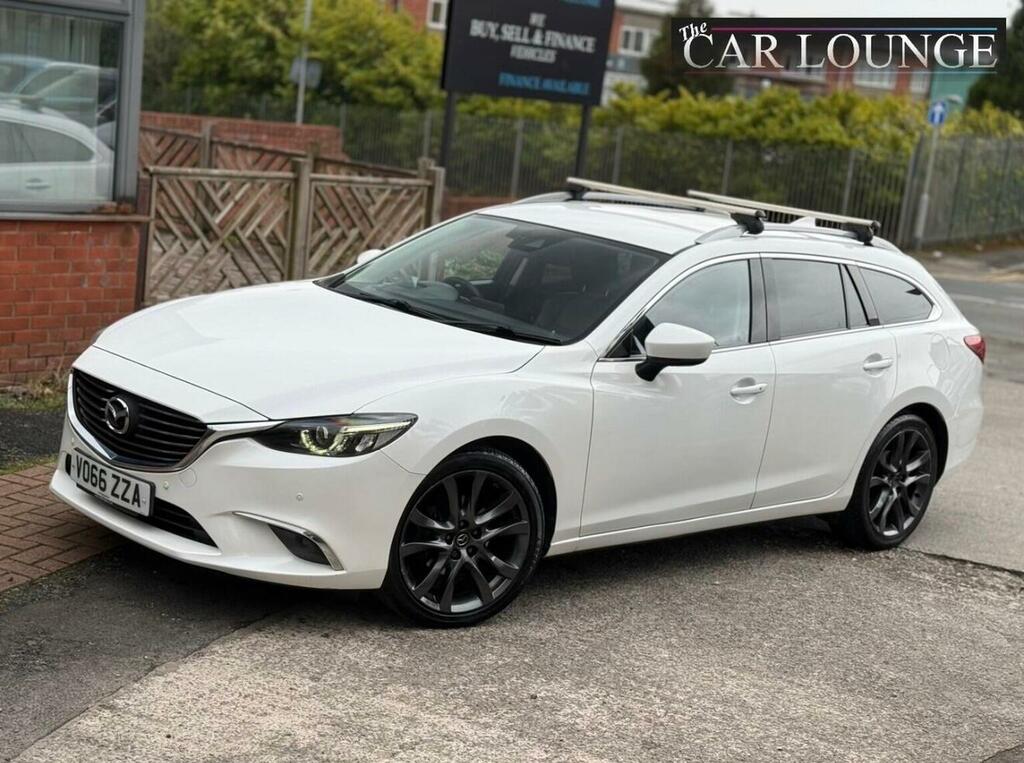 Mazda 6 2.2 Skyactiv-d Sport Nav Tourer Euro 6 Ss White