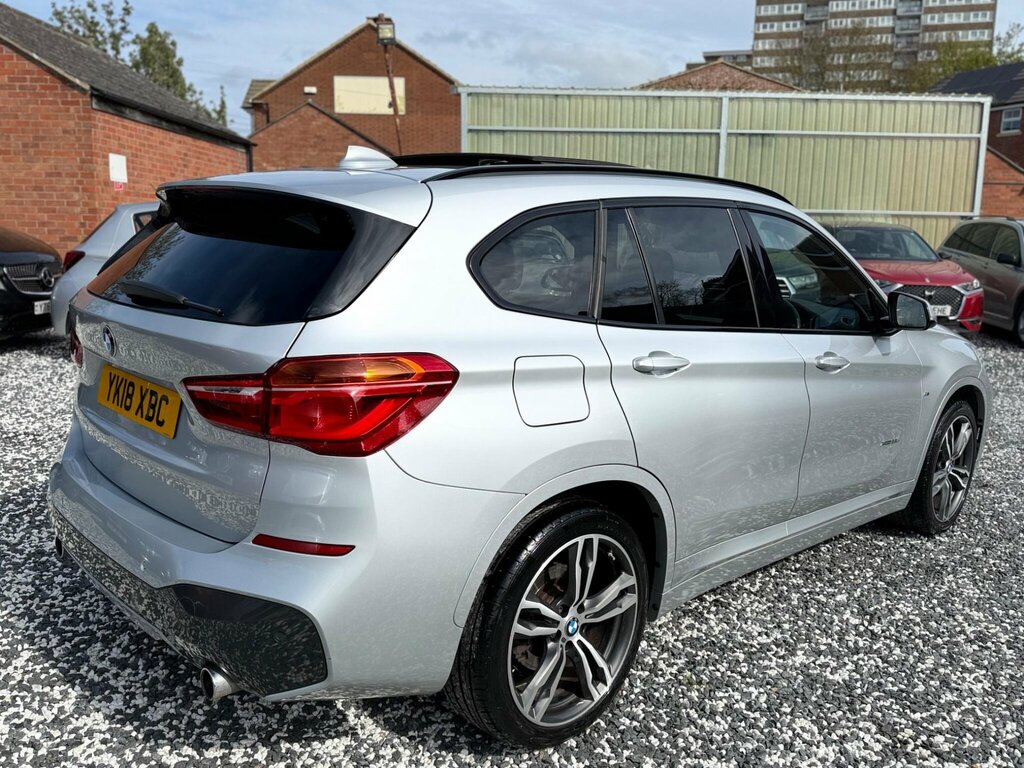 BMW X1 2.0 25D M Sport Xdrive Euro 6 Ss YK18XBC Silver #4