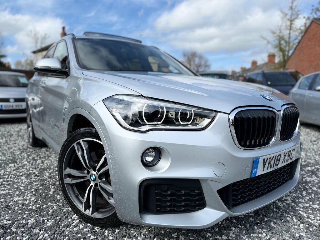 BMW X1 2.0 25D M Sport Xdrive Euro 6 Ss YK18XBC Silver #2