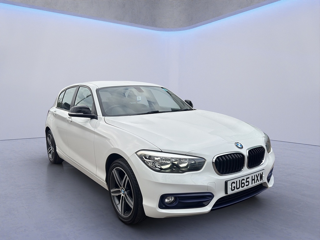 BMW 1 Series 116D Sport GU65HXW White #3