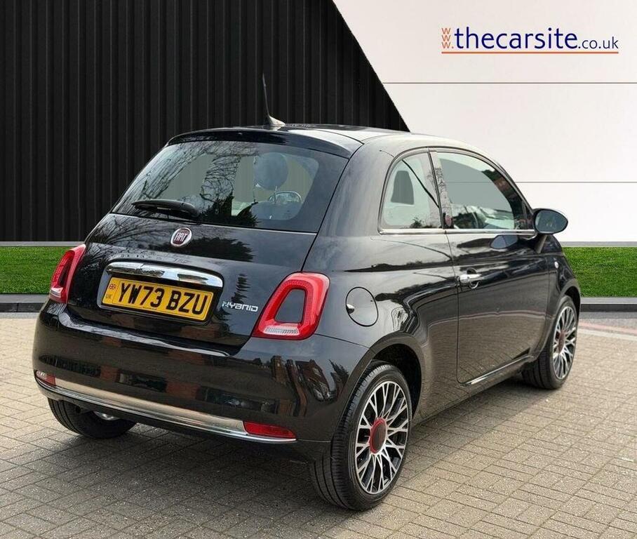 Fiat 500 Hatchback 1.0 Mhev Red Euro 6 Ss 202373 YW73BZU Black #6