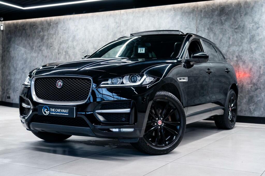 Jaguar F-Pace 2.0 D180 R-sport Awd Euro 6 Ss FD66SUV Black #5