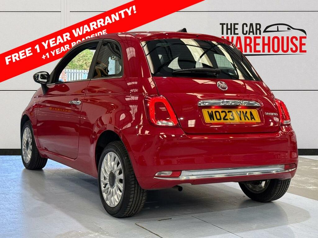 Fiat 500 1.0 Mild Hybrid WO23YKA Red #2
