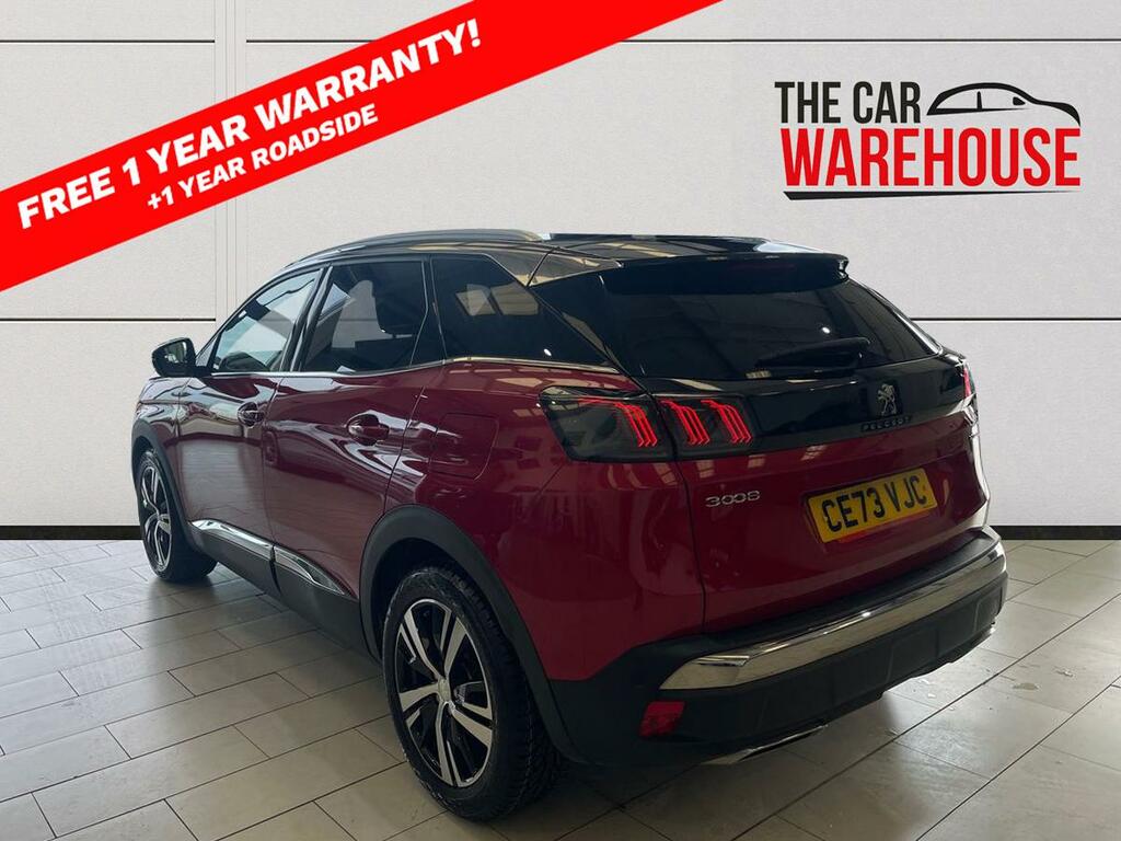 Peugeot 3008 1.6 Hybrid 225 Gt E-eat8 CE73VJC Red #2