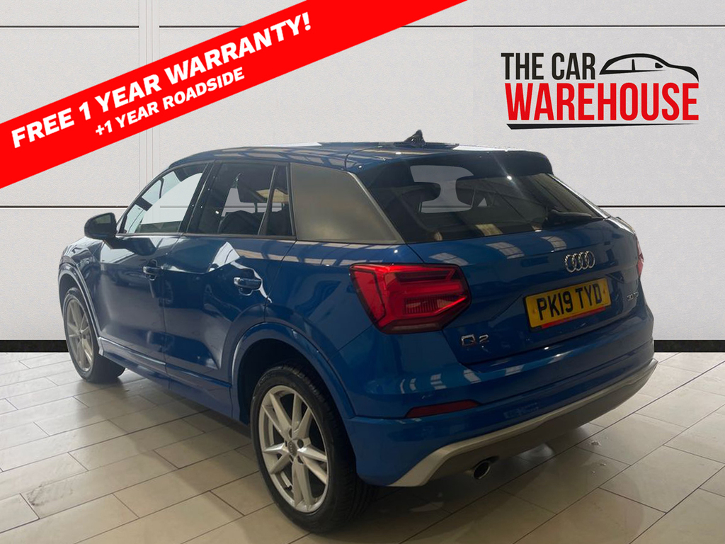 Audi Q2 30 Tdi S Line PK19TYD Blue #2
