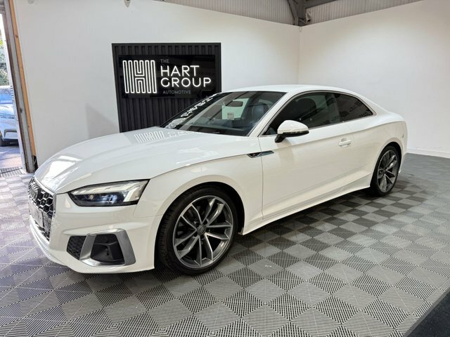 Audi A5 2.0 Tfsi 35 S Line Coupe S Tronic Euro DP21UHR White #2