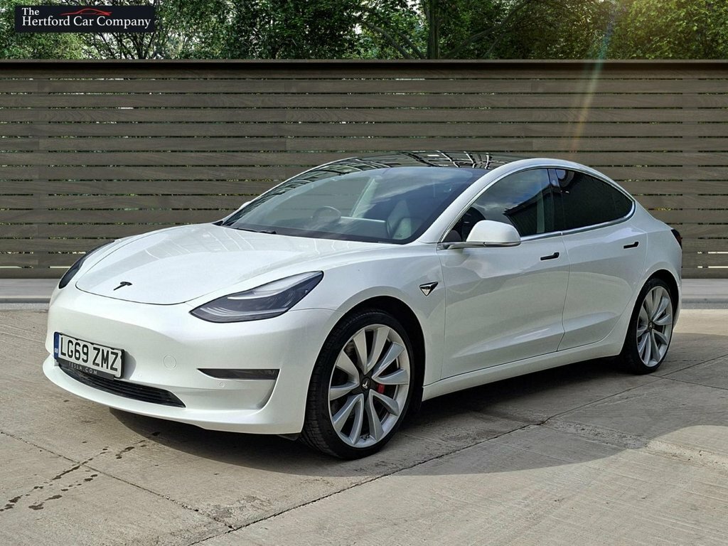 Tesla Model 3 Saloon LG69ZMZ White #3