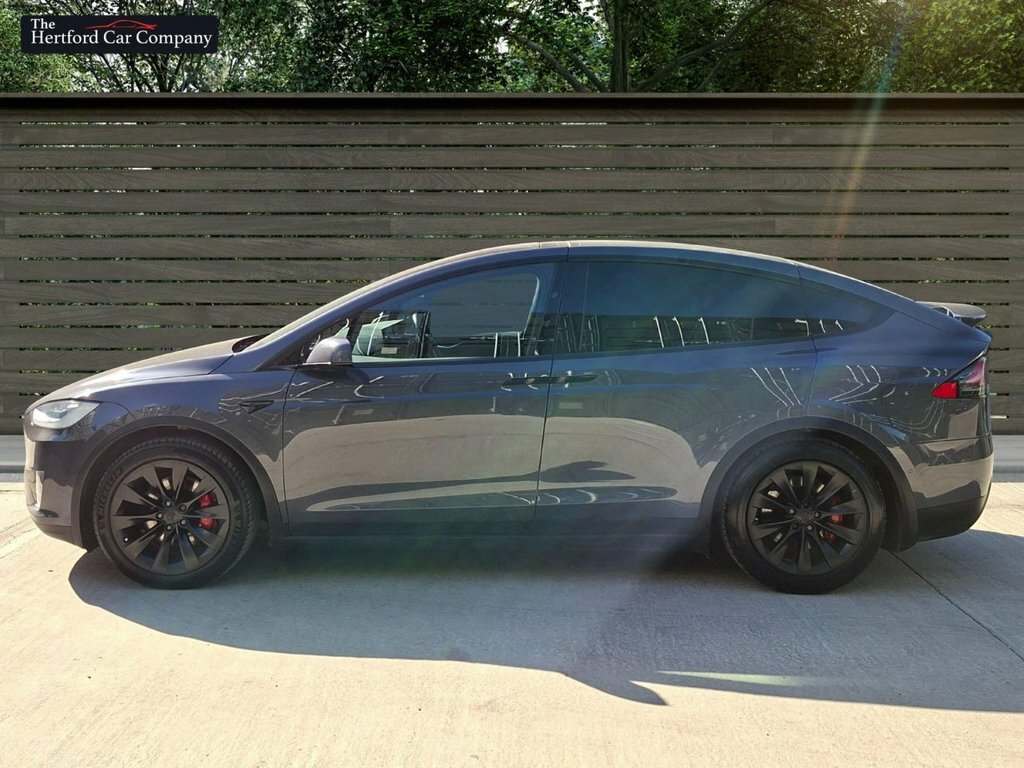 Tesla Model X Suv LG67KDU Silver #4