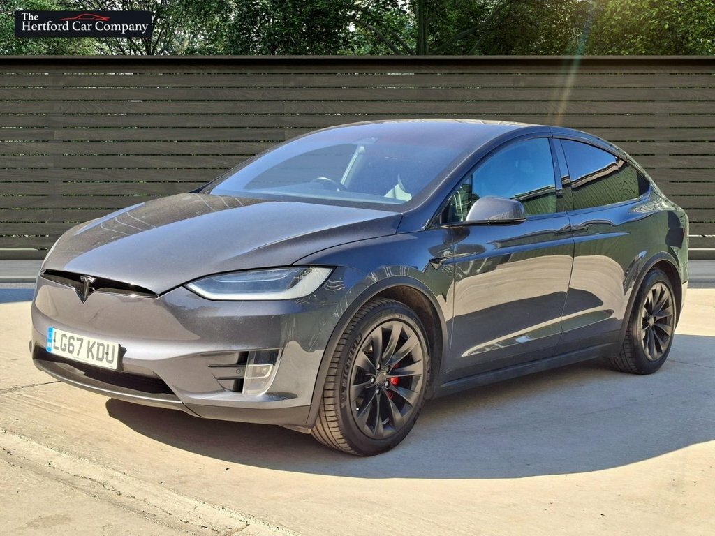 Tesla Model X Suv LG67KDU Silver #3