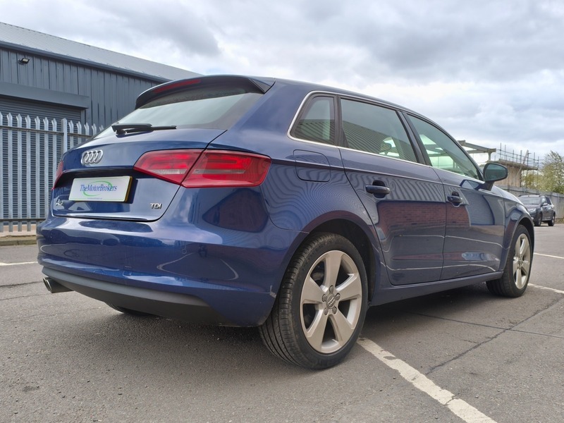 Audi A3 Tdi Sport HF14KRG Blue #5