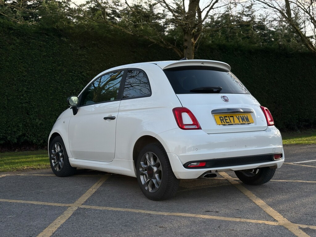Fiat 500 Hatchback RE17YMW White #3