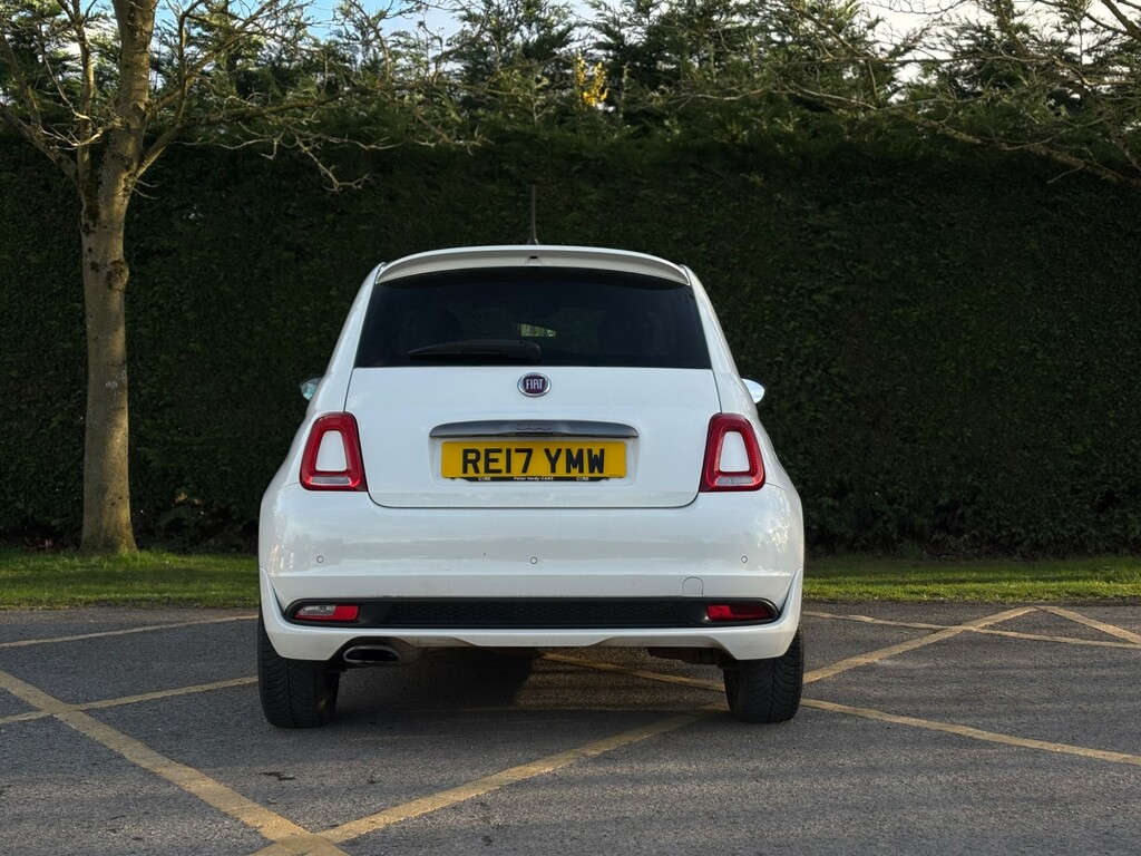 Fiat 500 Hatchback RE17YMW White #4