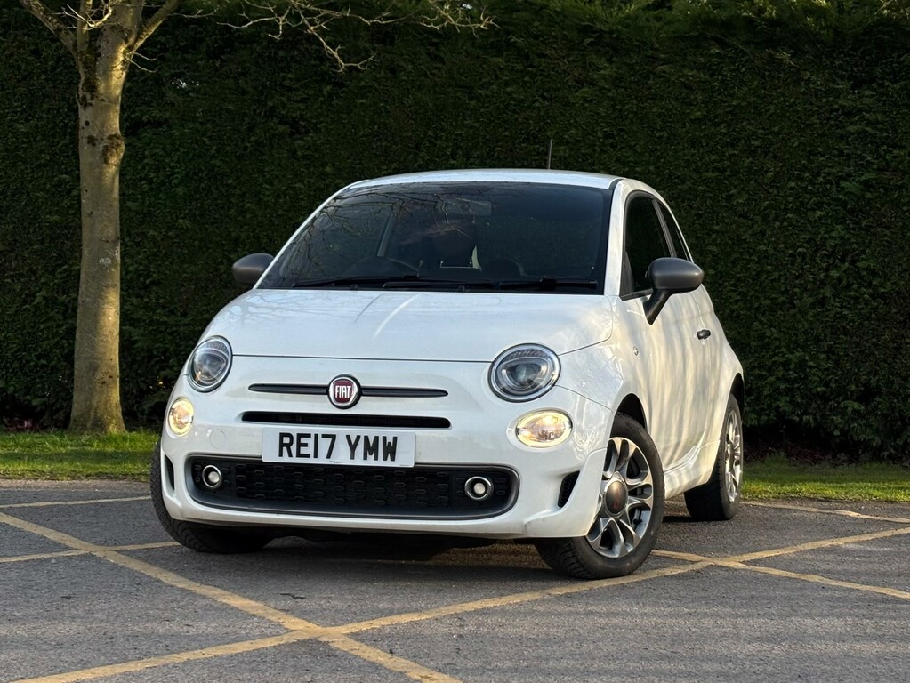 Fiat 500 Hatchback RE17YMW White #2