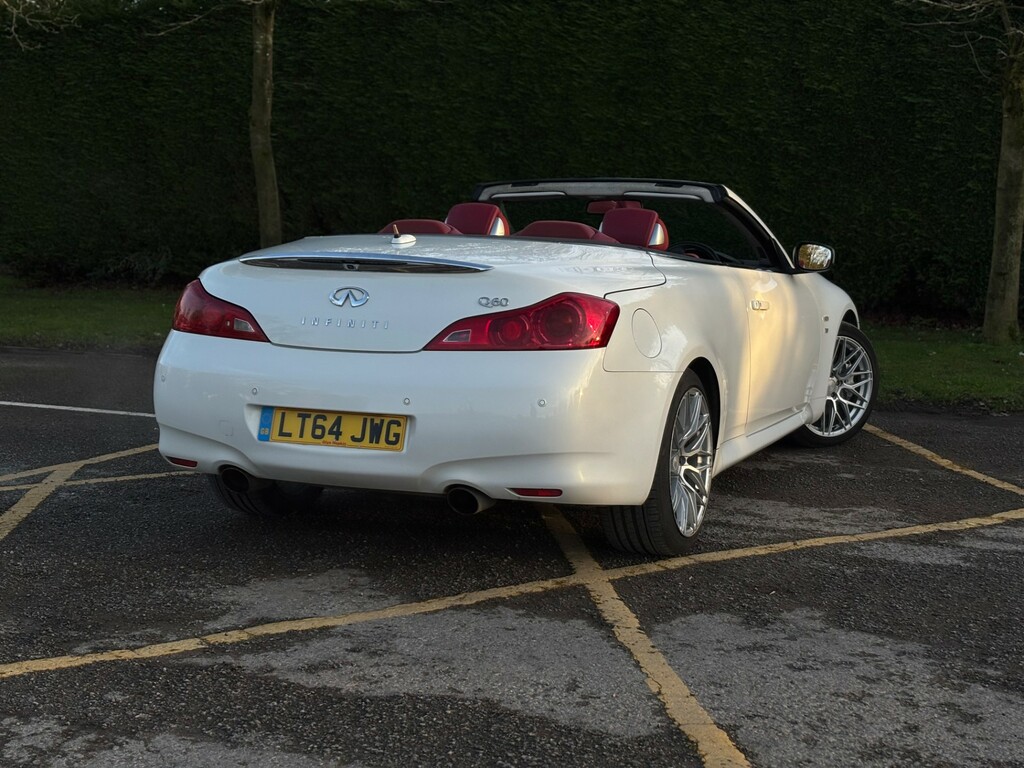 Infiniti Q60 Convertible LT64JWG White #4