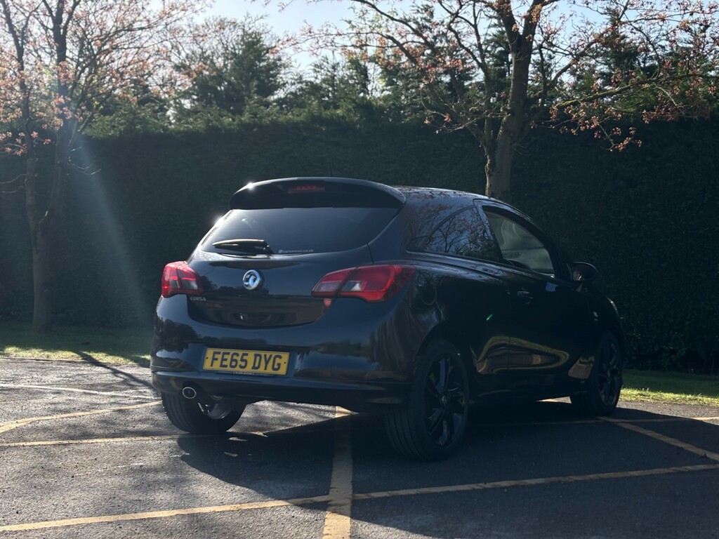 Vauxhall Corsa Hatchback FE65DYG Black #3