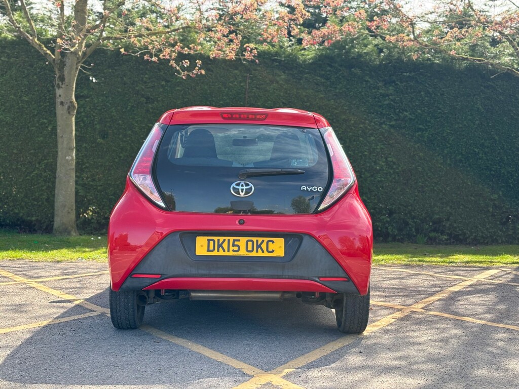 Toyota Aygo Hatchback DK15OKC Red #5