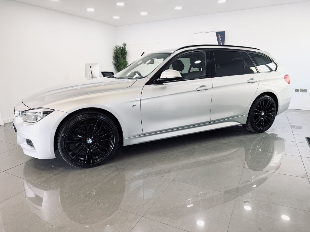 BMW 3 Series 2.0 320D Xdrive M Sport Touring YK16EPJ Silver #2