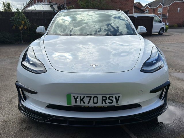 Tesla Model 3 2020 Standard Range Plus Saloon YK70RSV White #3