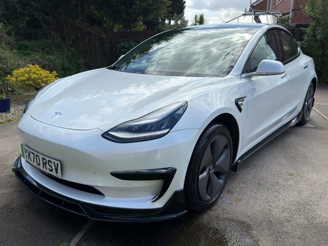 Tesla Model 3 2020 Standard Range Plus Saloon YK70RSV White #4