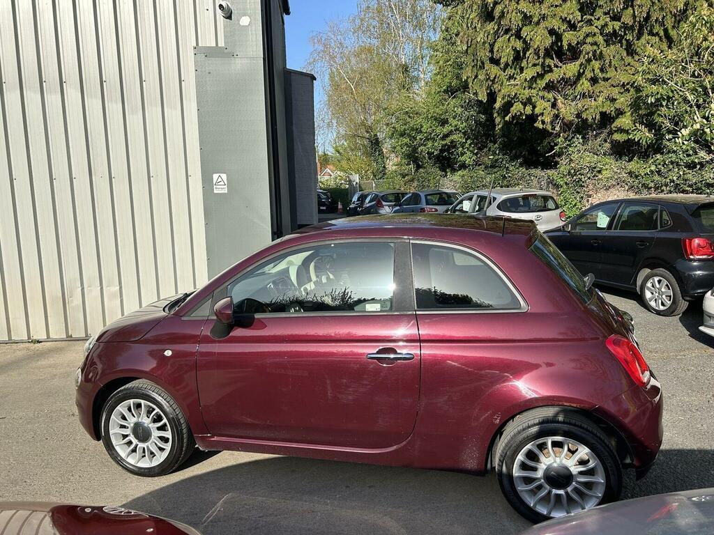 Fiat 500 Hatchback 1.2 Eco Pop Star Euro 6 Ss 2017 CU67VPX Red #5